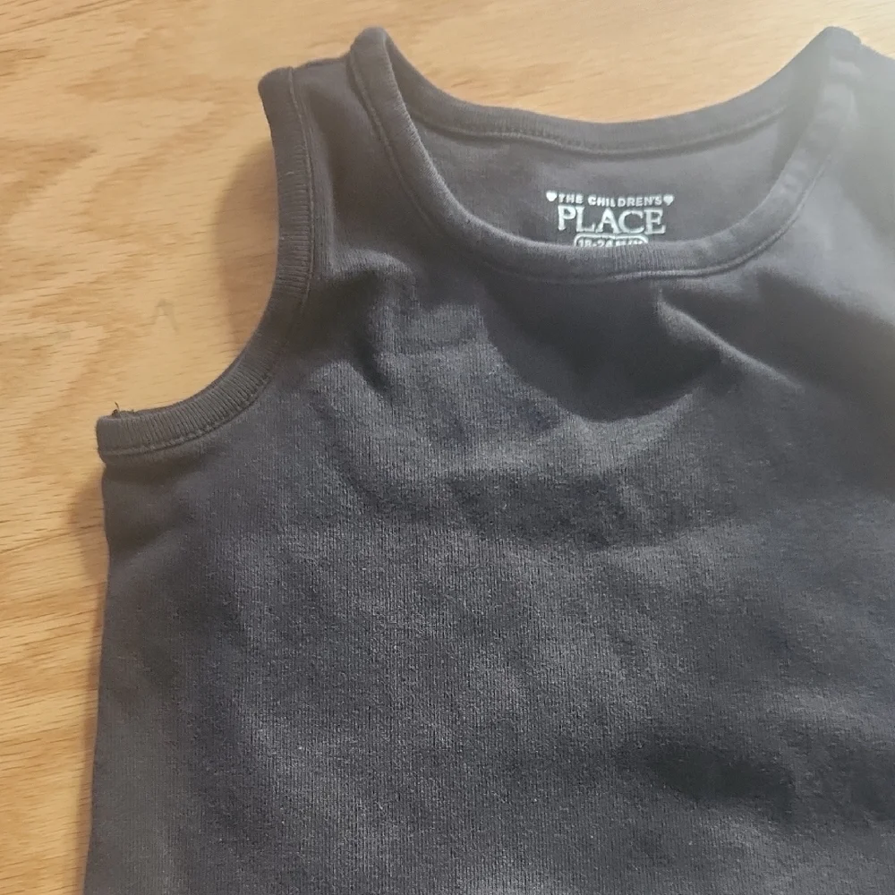 The Children's Place Classic Black Tank Tops 18-24 Months
